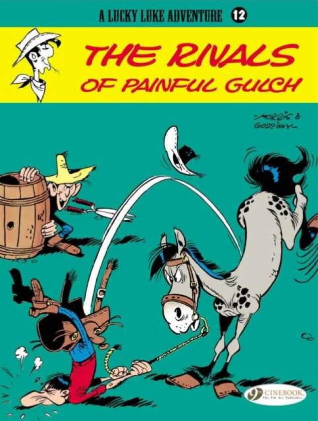 Lucky Luke 12 - The Rivals of Painful Gulch av Morris & Goscinny