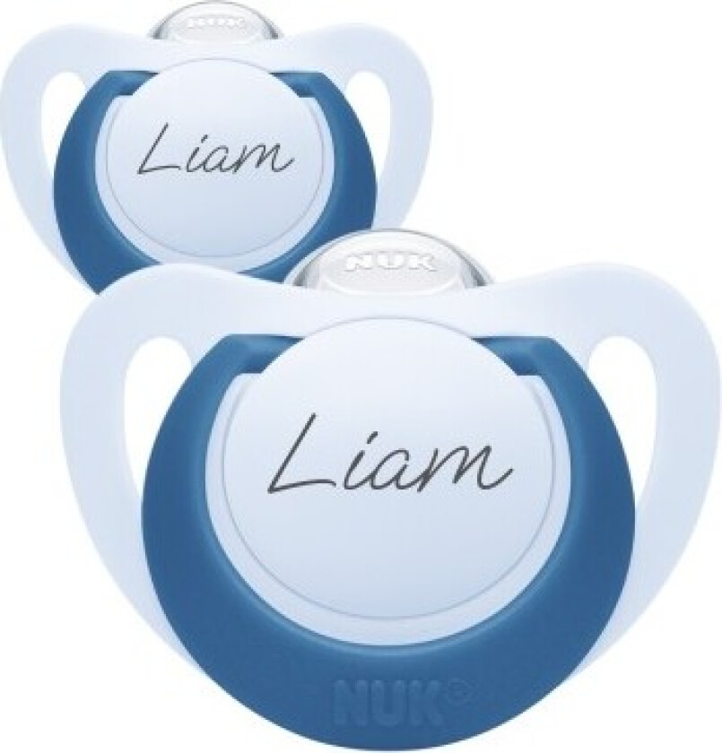 Nuk Star, Str. 3 (18-36 Mdr.), Anatomisk - Silikon, Smokker Med Navn