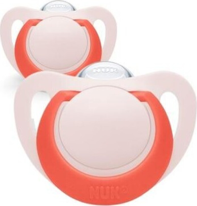 Nuk Star, Str. 2 (6-18 Mdr.), Anatomisk - Silikon