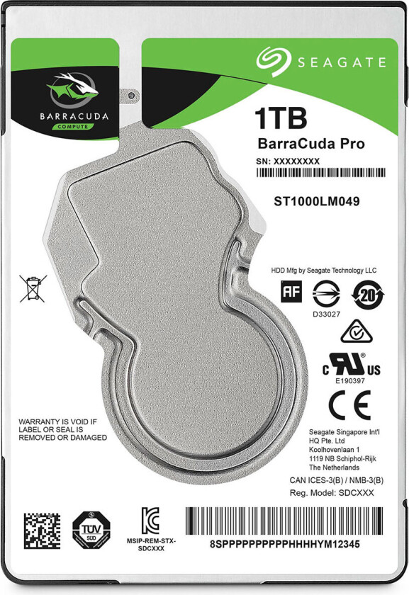 Barracuda Pro ST1000LM049 - Harddisk - 1 TB - intern - SATA 6Gb/s - 7200 rpm - buffer: 128 MB