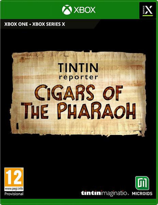 Tintin Reporter: Cigars Of The Pharaoh Xbxs/x1 Microsoft Xbox One, Microsoft Xbox Series S, Microsoft Xbox Series X