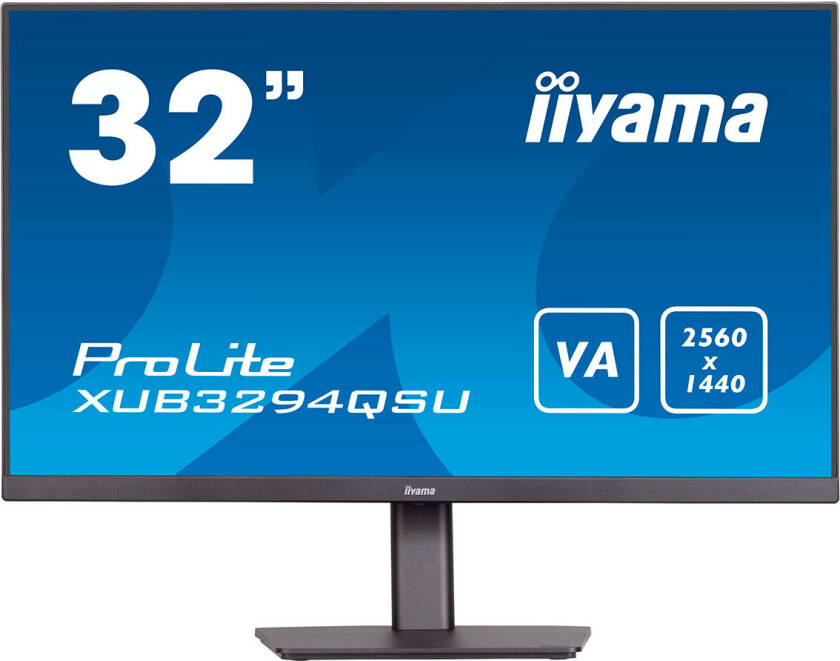 31.5" iiyama ProLite XUB3294QSU-B1 - LED monitor - 31.5" - 4 ms - Skjerm