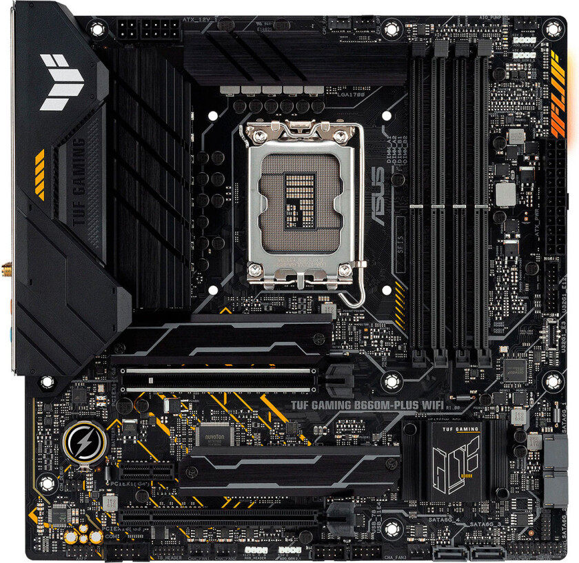 Asus Hovedkort Asus TUF GAMING B660M-PLUS WIFI LGA 1700