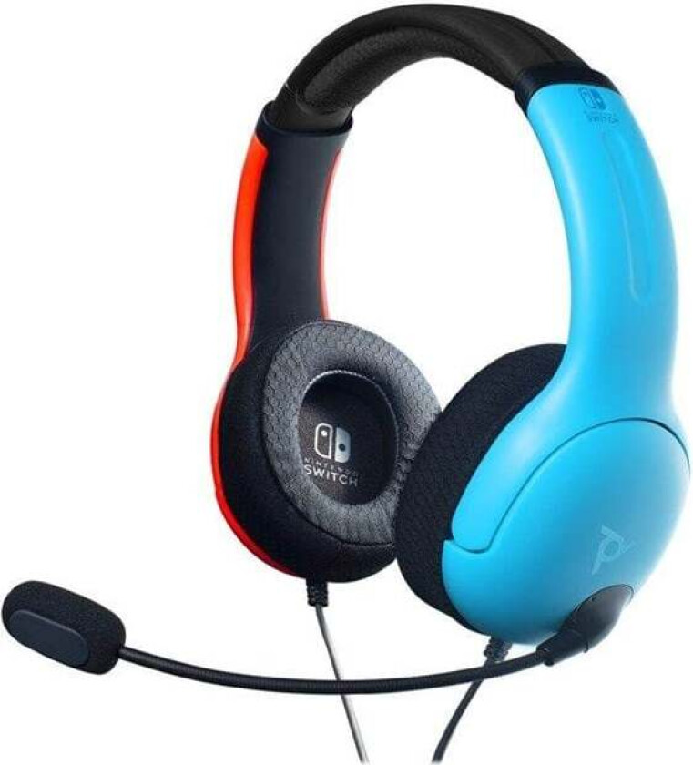 PDP LVL40 Wired Stereo Headset -Joycon Blue/Red