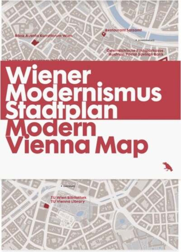 Modern Vienna Map / Wiener Modernismus Stadtplan av Gili Merin