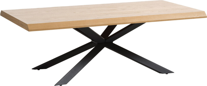 Arno sofabord 68 x 130 cm eik, svart.