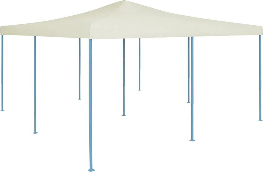 Sammenleggbar paviljong 5x5 m kremhvit