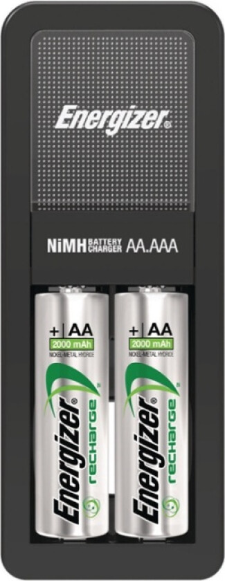 Energizer® AccuRecharge Mini batterilader