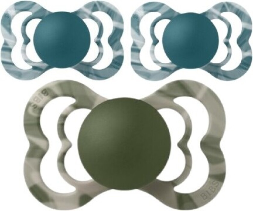 Bibs Supreme Tie Dye, Str. 2 (6+ Md.), Symmetrisk - Lateks, Smokker Med Navn