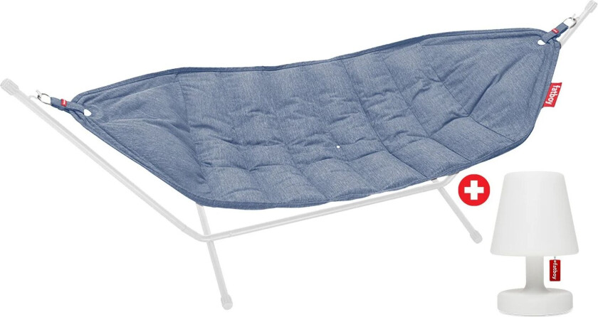 Headdemock Superb Hammock (Stativ Lys Grå) Storm Blue