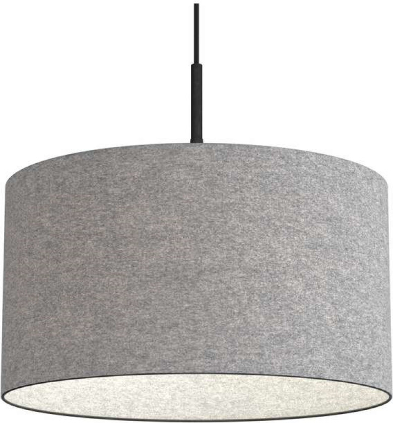 Soft pendel Ø 40 cm Grå ull