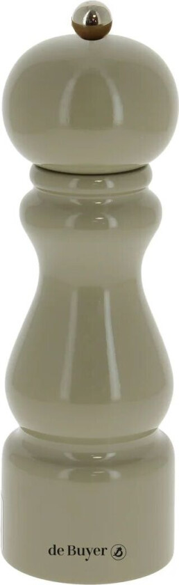 De Buyer Rumba salt- og pepperkvern keramisk 20 cm Greige-blank