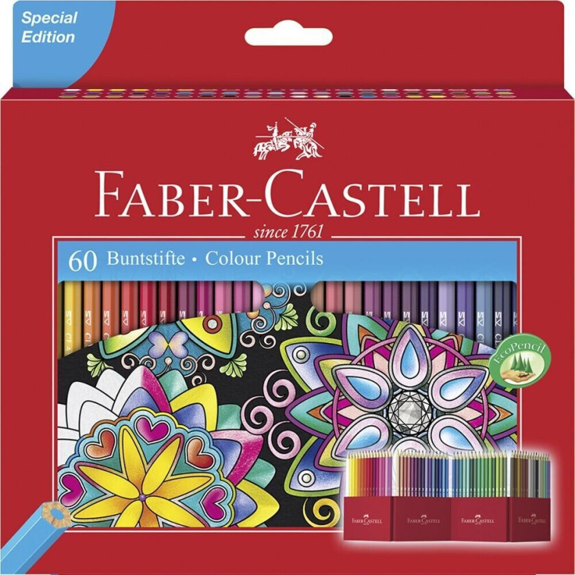 Bilde av CASTLE Special Edition - Fargeblyant - assorterte skinnende farger (en pakke 60)