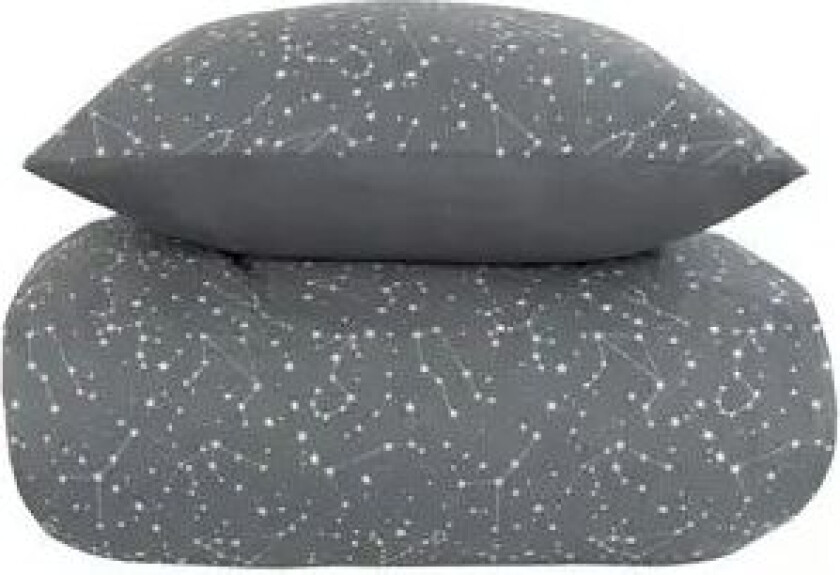 Sengesett 240x220 - Kingsize sengetøy - 100% bomull - Zodiac grey​​​​​​​ -