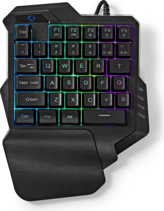 Wired Gaming Keyboard USB Type-A Membrantaster RGB Single-Handed Universell USB-Strøm Strømkabel lengde: 1.60 m Gaming