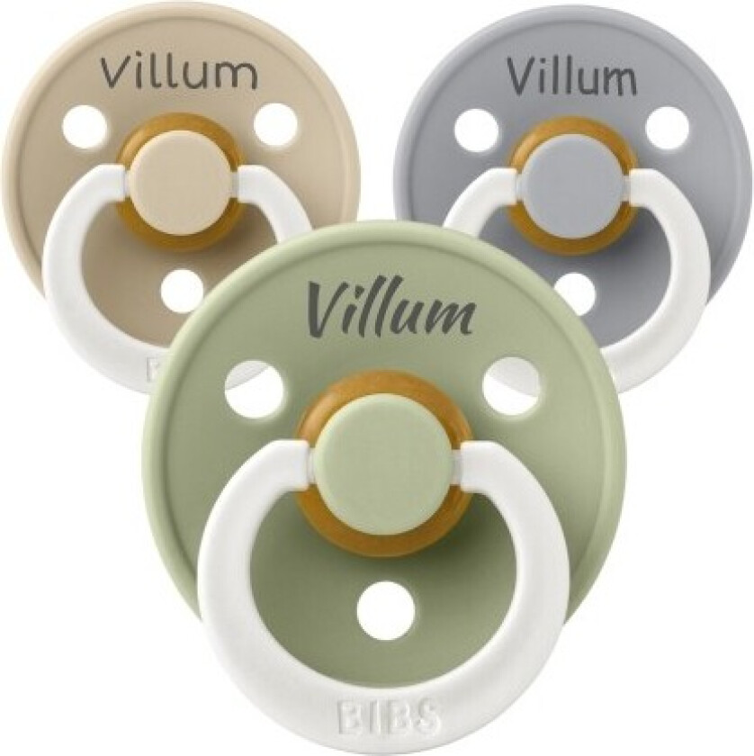 Bilde av Bibs Colour Night, Str. 1 (0-6 Md.) , Symmetrisk - Lateks, Smokker Med Navn