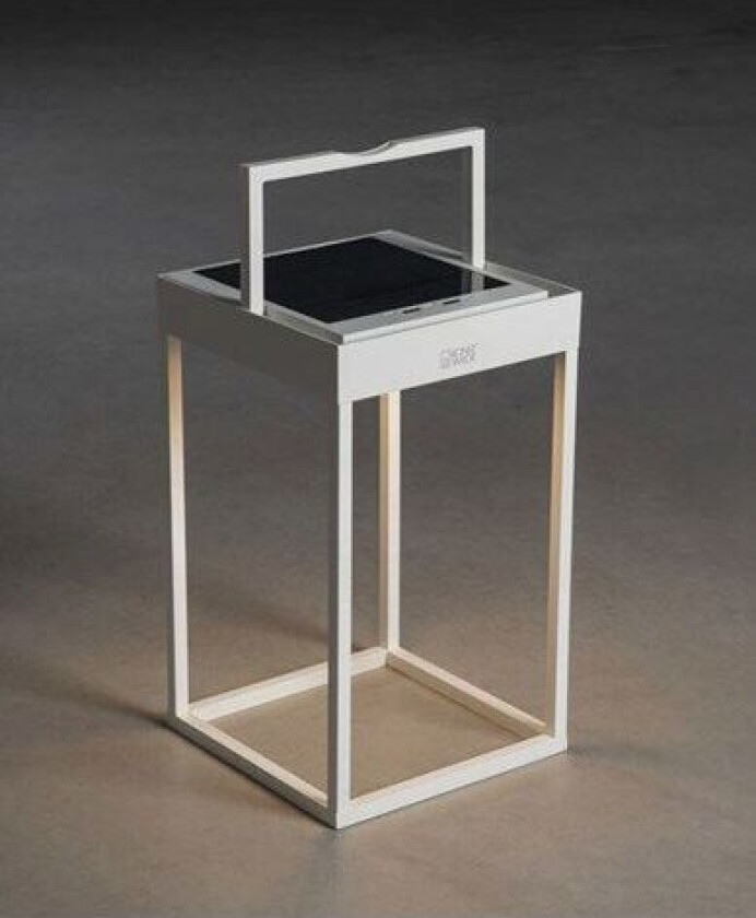 Portofino lanterne hvit USB / sol 2700K / 3000K