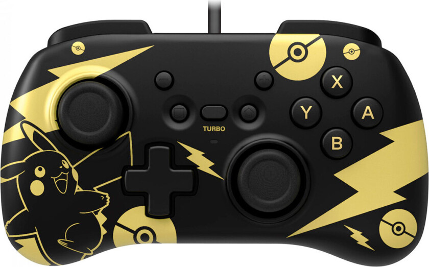 Hori Horipad Mini Kontroll - Pikachu Svart & Guld