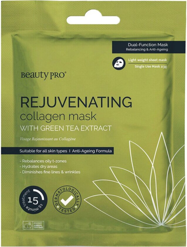 Rejuvenating Collagen Sheet Mask With Green Tea Extract