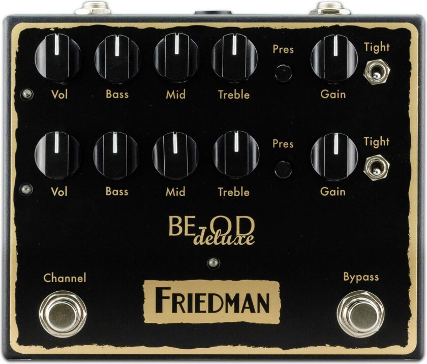Be-Od Deluxe Dobbel Overdrivepedal