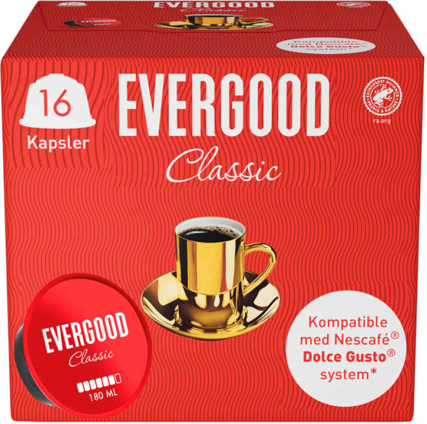 Evergood Classic Kaffekapsel 16stk