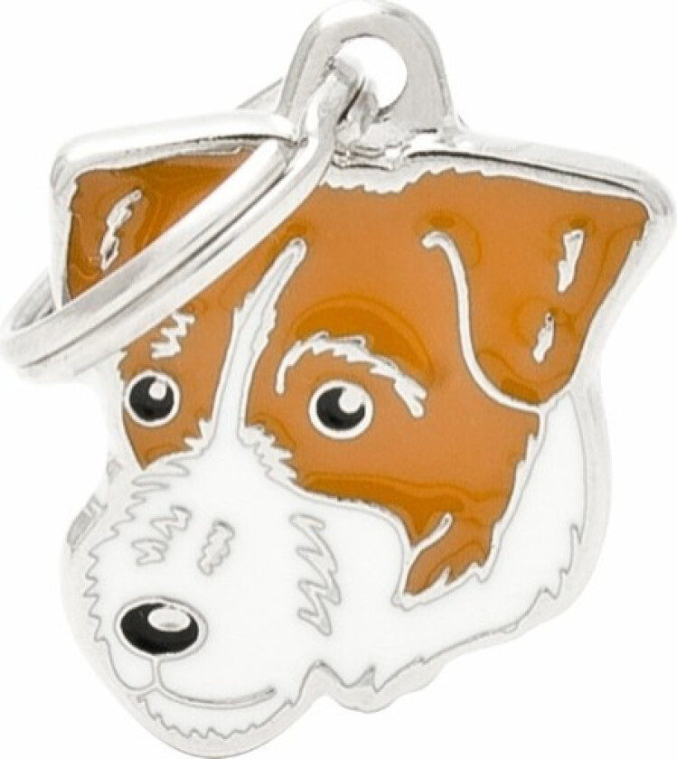 Broken Jack Russell Dog Tag