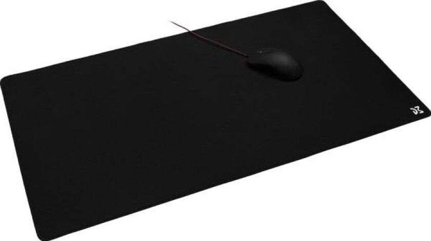 Dream Machines DM XL, Sort, Monokromatisk, Mikrofiber, Gummi, Antiskliunderlag, Musematte til gaming