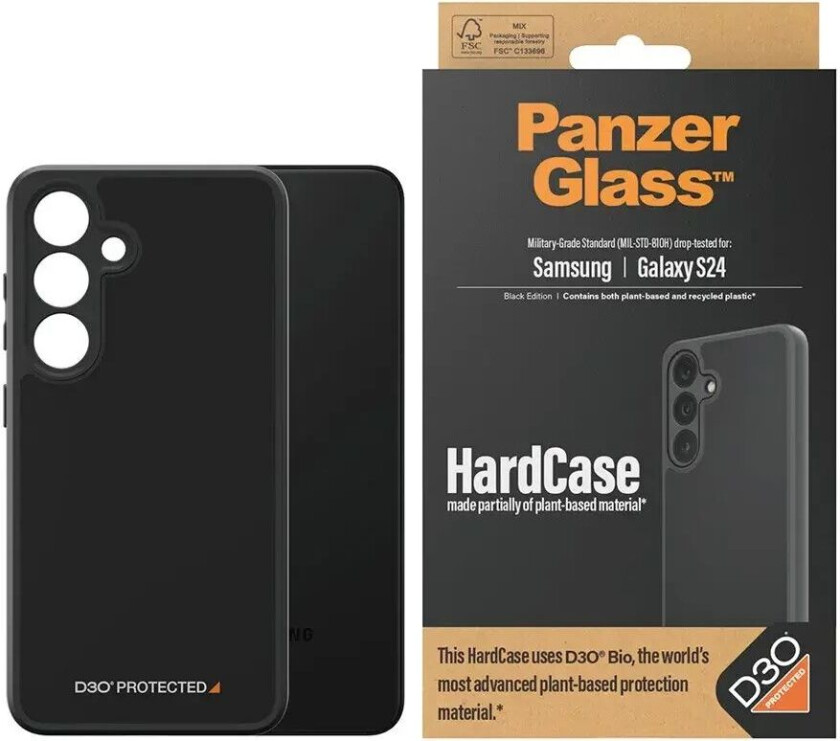 Panzerglass Hardcase With D3o Samsung Galaxy S24 Svart