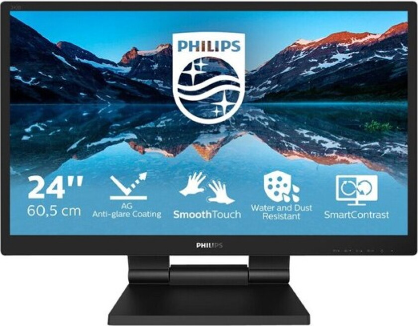 24" Philips B Line 242B9TL Touchscreen USB Hub Speakers - 5 ms - Skjerm
