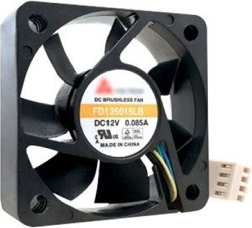 40X40X20MM FAN 12V - Kabinettvifte - 40mm - Svart