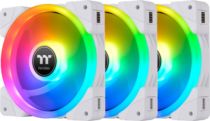 SWAFAN EX12 RGB - Kabinettvifte - 120mm - Hvit
