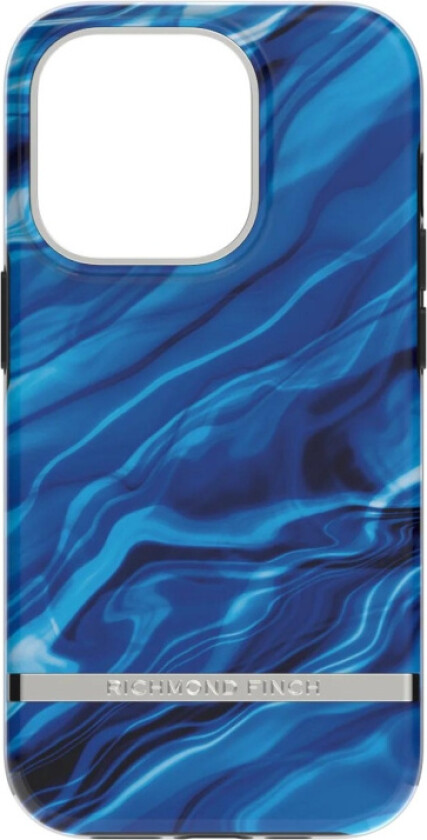 iPhone 14 Pro case, Blue Waves