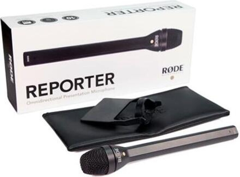 Rode Røde Reporter Svart