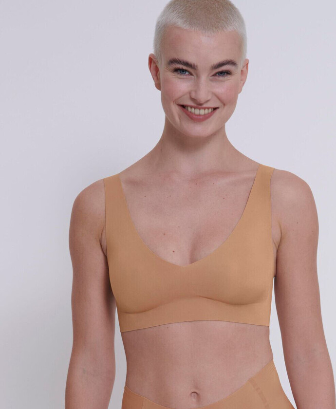 Zero Feel. Bralette BH, Farge: Nostalgic Brun, Størrelse: XXL, Kvinner