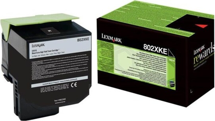 Laser Toner Cartridge 802XKE - Laser toner Svart