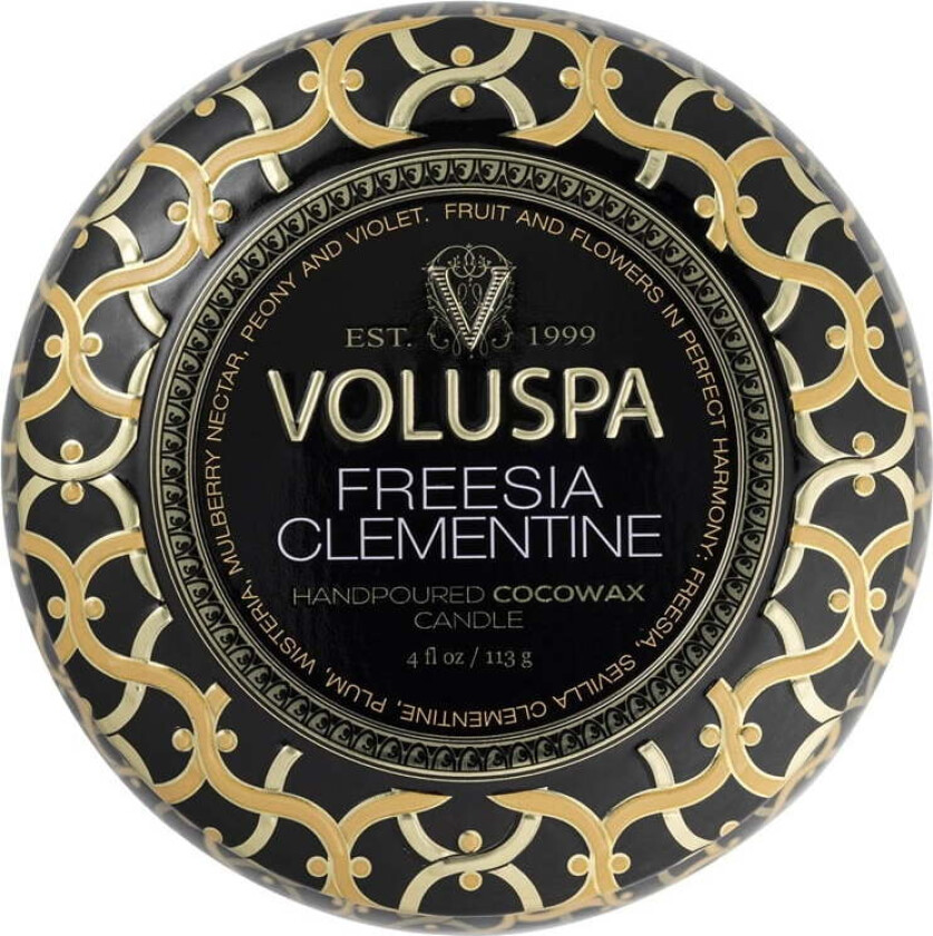 Bilde av Mini Tin Candle Freesia Clementine 113g