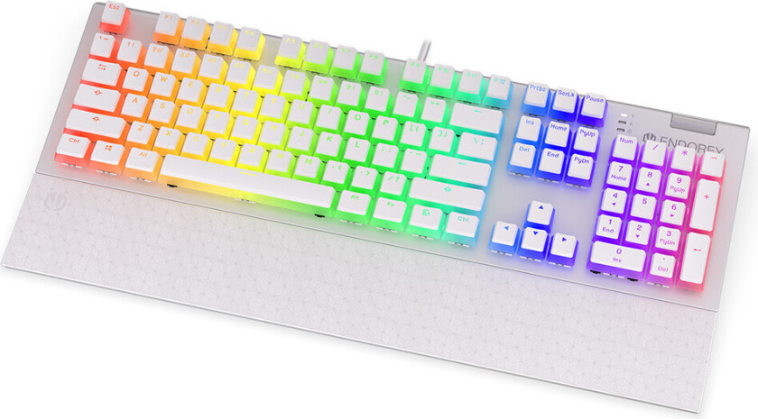 Omnis - keyboard - pudding onyx white - white milky-white (keycaps) - Tastatur - Hvit