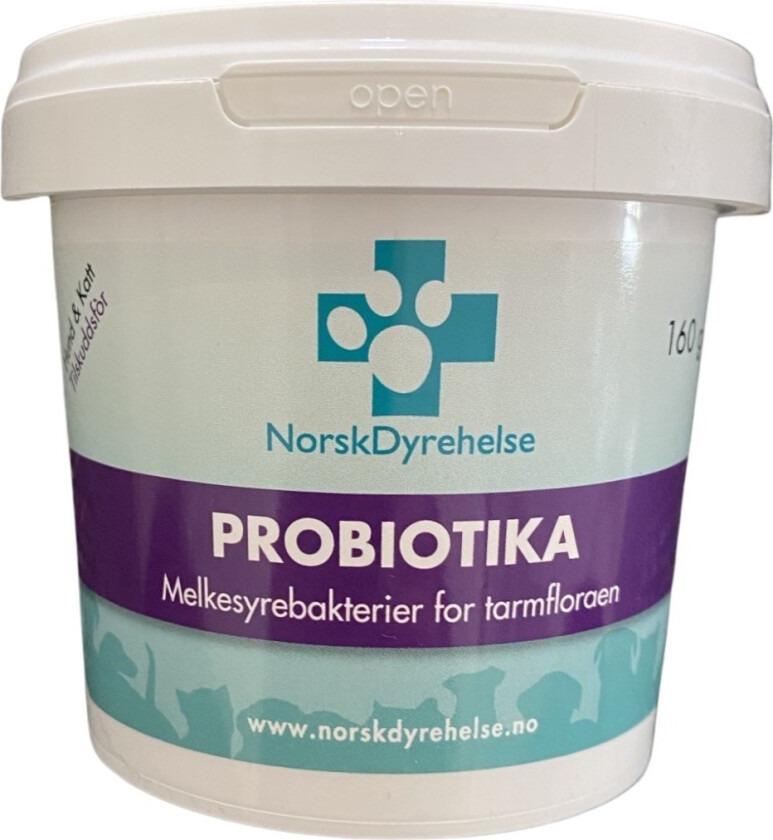 Bilde av Norsk Dyrehelse Probiotika Kosttilskudd Hund-Katt - 160 gram