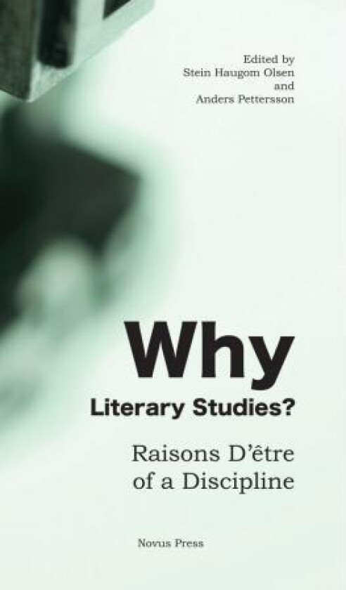Why literary studies?