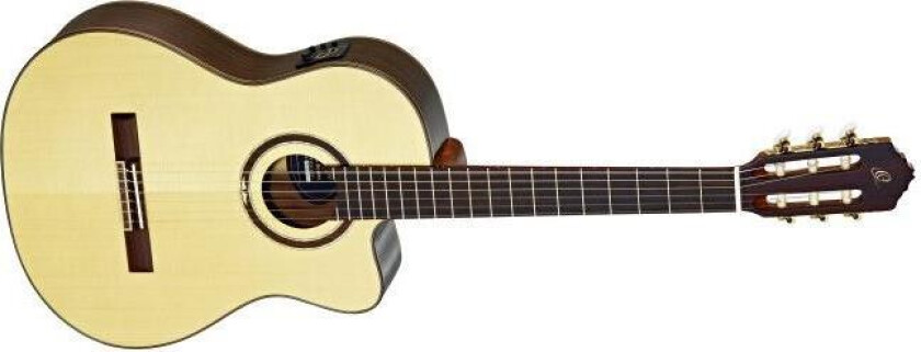 Ortega Rce158sn Klassisk Gitar 4/4 Med Mik, Slim Neck