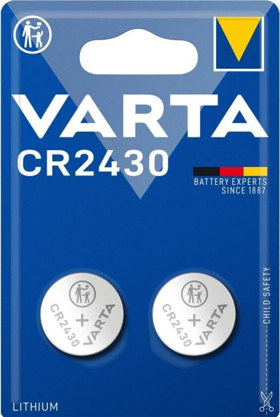 Varta litiumbatteri CR2430 - 2-pk
