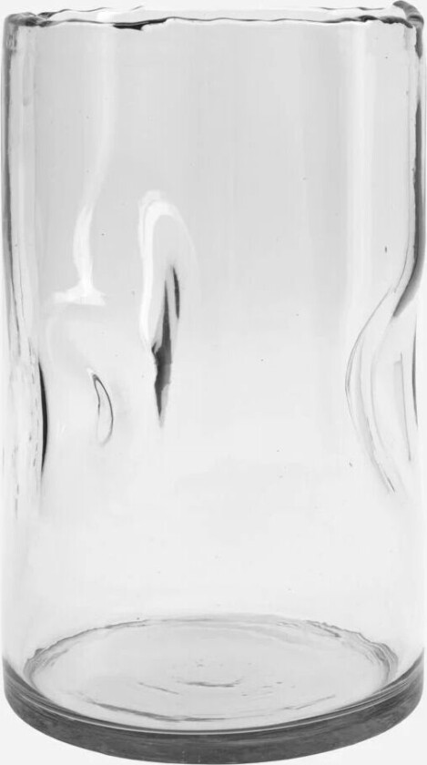 Clear Vase Ø15x25 cm Klar