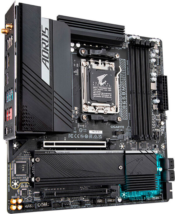B650M AORUS ELITE AX Hovedkort - AMD B650 - AMD AM5 socket - DDR5 RAM - Micro-ATX