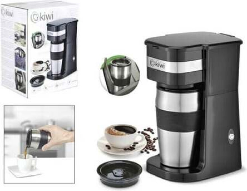 Kaffetrakter Kiwi KCM-7505 420 ml 750W Sort