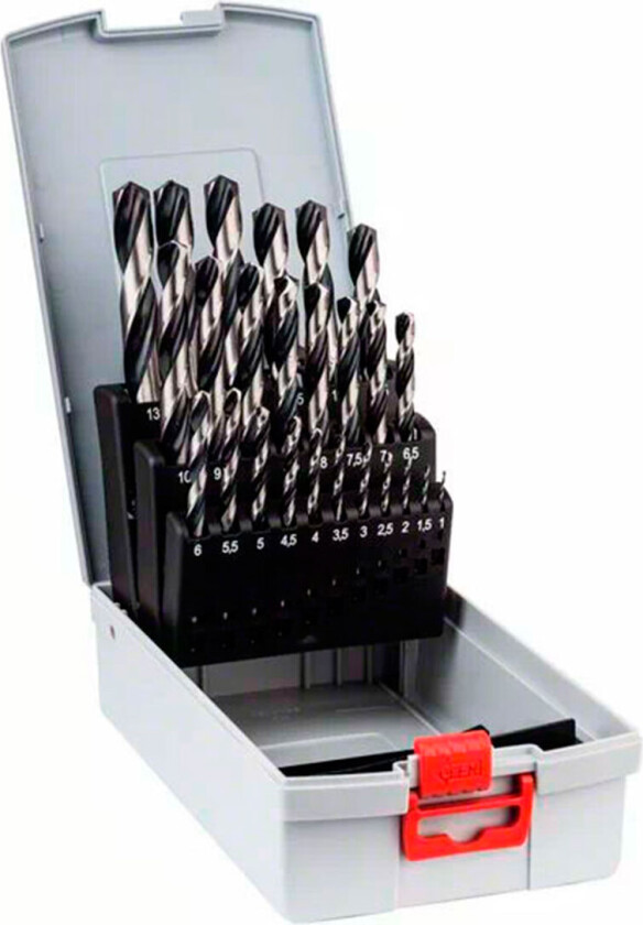 HSS-R Metallborsett 25 deler