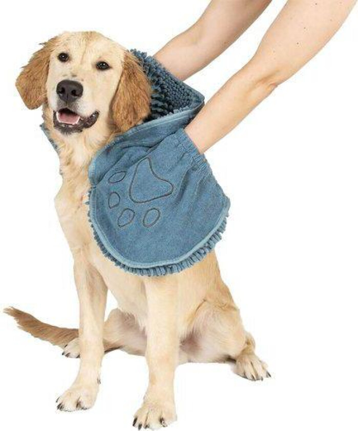 DGS Dirty Dog Shammy Microfiber Towel Tørkehåndkle - Pacific Blue