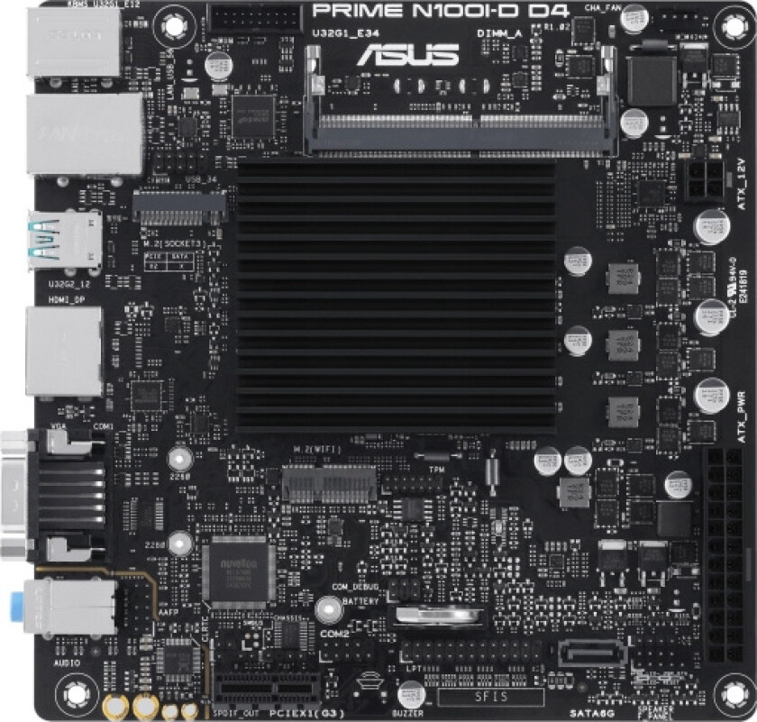PRIME N100I-D D4 Hovedkort - socket - DDR4 RAM - Mini-ITX