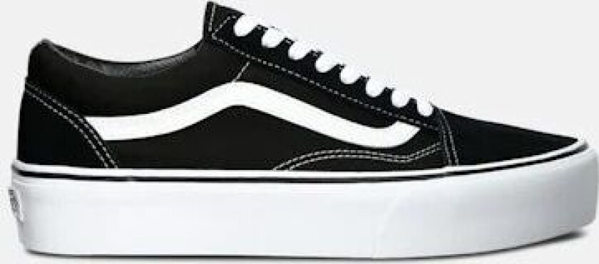 Old Skool Platform Black/White Dame 40