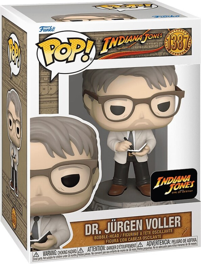- INDIANA JONES POP! DR. JURGEN VOLLER - Figur