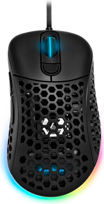 Light² 200 - mouse - USB - Mus - Optisk - 6 - Svart